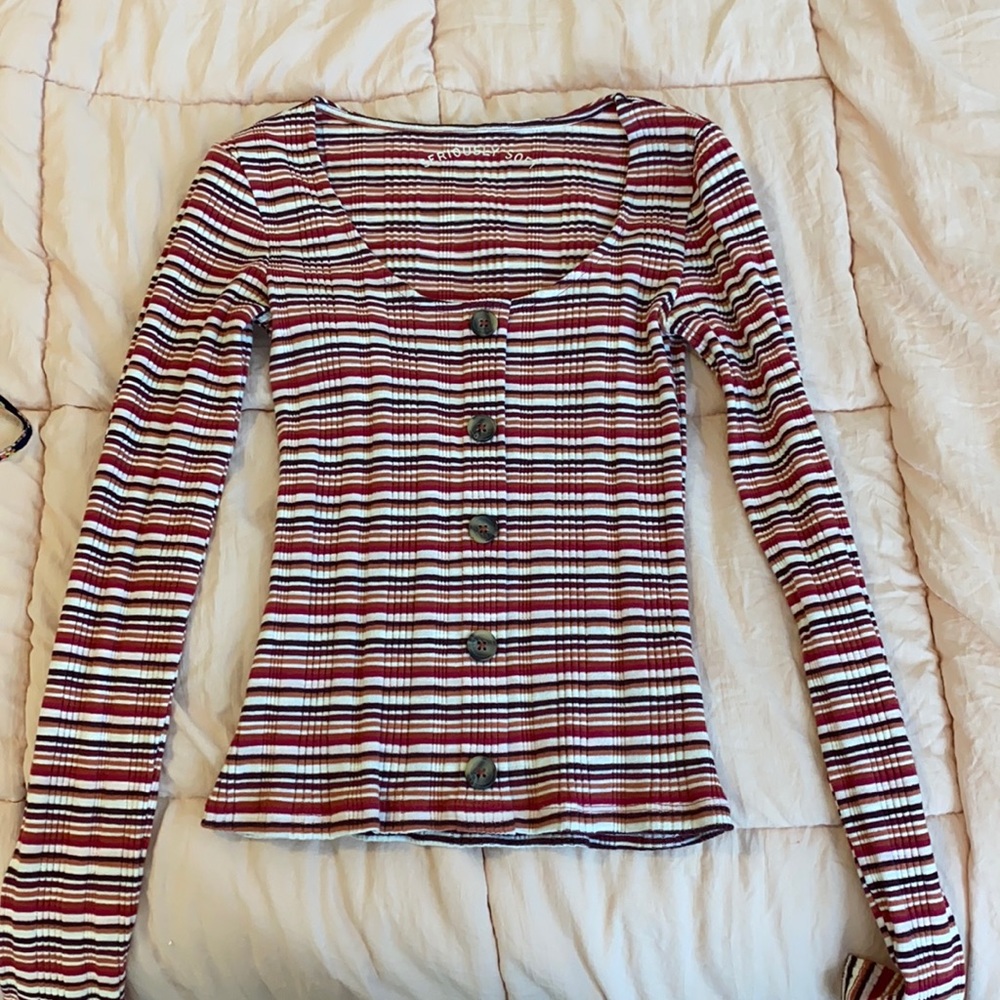 Aeropostale long sleeve, stripes, size small